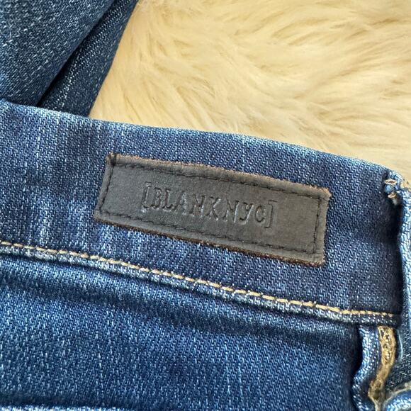 Blank NYC Blue Skinny Classique Distressed Skinny Denim Jeans 26 - Picture 7 of 14